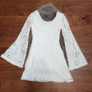 Staring at Stars Lace Bell Sleeves Dress